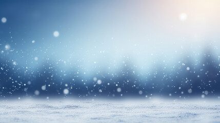 Christmas abstract background with snowflakes