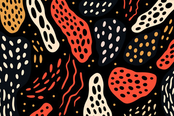 Abstract seamless pattern background. Good for fashion fabrics, children’s clothing, T-shirts, postcards, email header, wallpaper, banner, posters, events, covers, and more.