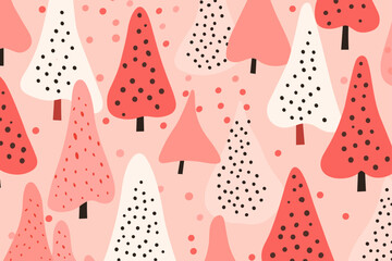 Winter floral seamless pattern background. Good for fashion fabrics, children’s clothing, T-shirts, postcards, email header, wallpaper, banner, posters, events, covers, and more.