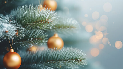 Close up Christmas tree background