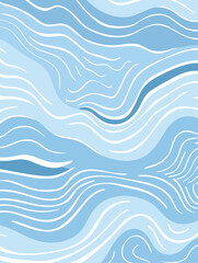 Beautiful wave seamless pattern background. Good for fashion fabrics, children’s clothing, T-shirts, postcards, email header, wallpaper, banner, posters, events, covers, advertising, and more.