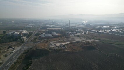 Factories and industries that cause environmental pollution