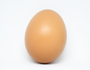 chicken egg isolated on white background, Close-up of an egg