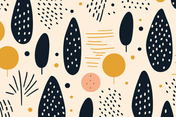 Floral seamless pattern background. Good for fashion fabrics, children’s clothing, T-shirts, postcards, email header, wallpaper, banner, posters, events, covers, advertising, and more.