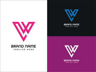 Company logo design. monogram logo design. modern logo design