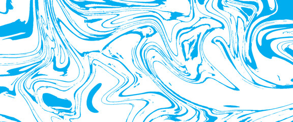 Vector blue marble acrylic seamless pattern with a transparent background.