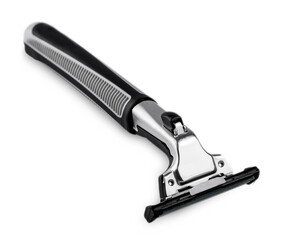 The New razor blades isolated on a white background