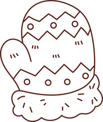 Collection of Christmas cartoons isolated on a white background. Little Santa with gifts and holiday decorations; cute card. Super cute cartoon character, illustration, hand drawn, vector