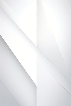 Abstract white background. Minimal geometric white light background abstract design. Generative Ai
