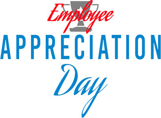 Happy Employee Appreciation Day, Employee of the month, Vector design PNG