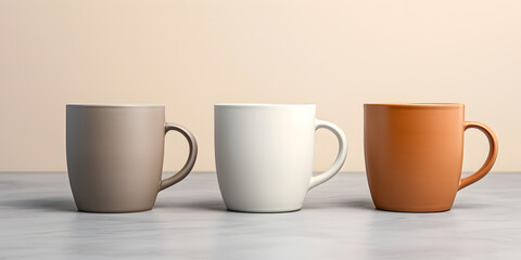cup of coffee with heart,Coffee Mug Ergonomic Handle Easy to Clean Tea Mug,Trophy Shape Ceramic Mug,generative AI 