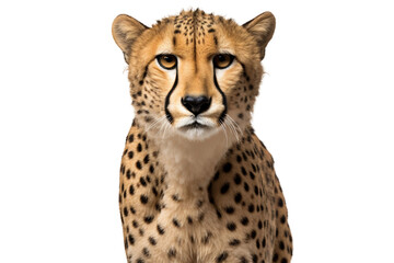 cheetah isolated on transparent background, Generative Ai