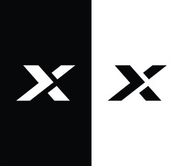 Letter X Logo Design Vector. Usable for Business Logo. Initial Design