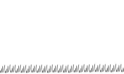 grass hand drawn background on white background