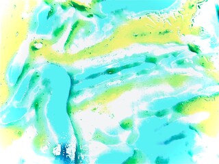 Fototapeta na wymiar abstract watercolor green blue yellow background gradient degrade 