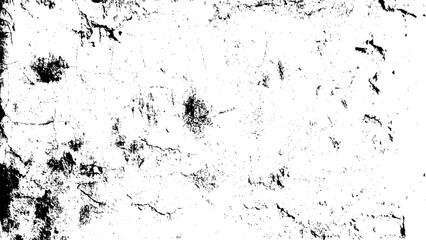 Rough black and white texture vector. Distressed overlay texture. Grunge background. Abstract textured effect. Vector Illustration. Black isolated on white background