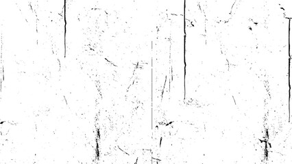 Uneven black and white texture vector. Distressed overlay texture. Grunge background. Abstract textured effect. Vector Illustration. Black isolated on white background.