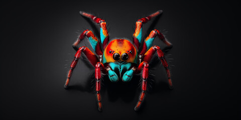 Bright and colorful animal poster.