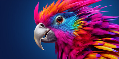 Obraz premium Bright and colorful animal poster.