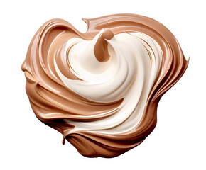chocolate on white or transparent background