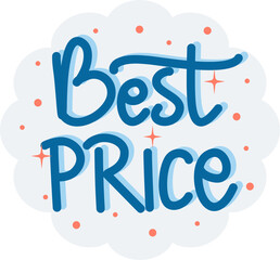 Best Price Sticker, Sale Lettering Sticker