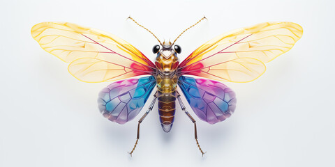 Bright and colorful animal poster.