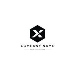 Letter X Logo Design Vector. Usable for Business Logo. Initial Design
