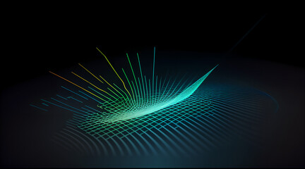 abstract background with rays