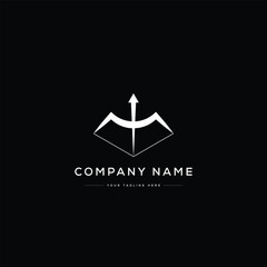 Arrow Logo Design. Use for Business. Flat Vector Logo Design Template