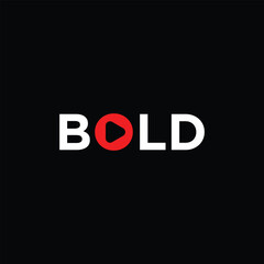 BOLD logo design vector