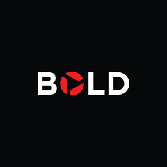 BOLD logo design vector