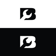 Letter B Logo Design Vector. Usable for Business Logo. Initial Design