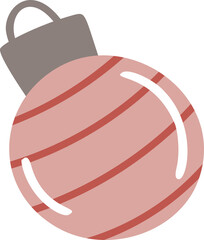 Christmas bauble ball illustration