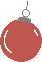 Christmas bauble ball illustration