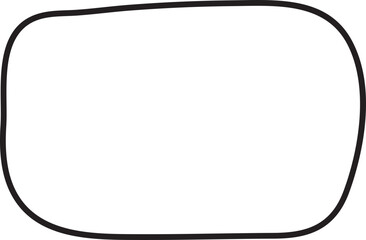 rectangle doodle shape line