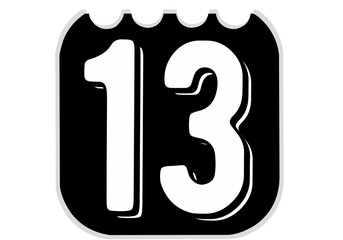 silhouette of the 13th