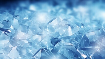 blue crystal background