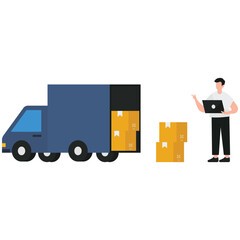 Delivery Service Illustration

