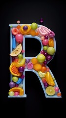 candy shape letters