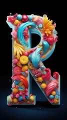 candy shape letters
