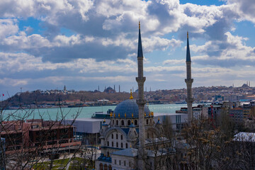 Fototapeta na wymiar Istanbul Tophane Artisans Park, Istanbul view