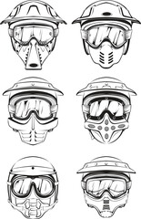 illustration of a BMX bike and bicycle parts
