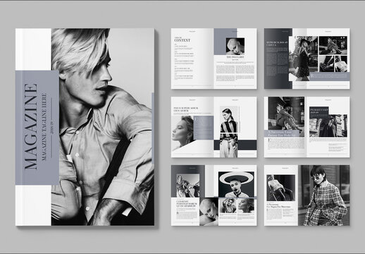 Simple Fashion Magazine Layout