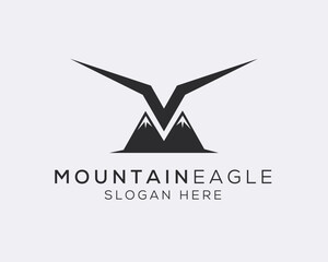 Obraz premium Eagle Logo Design Vector, Emblem, Design Concept, Creative Symbol, Icon