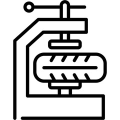 Tire Vulcanizer Icon
