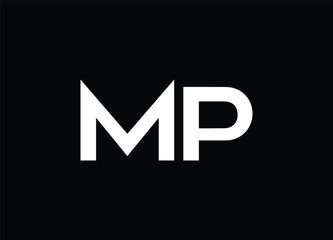 MP letter logo and monogram logo
