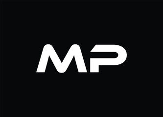 MP letter logo and monogram logo
