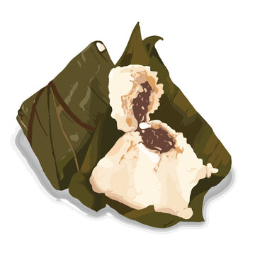 Traditional indonesian food bacang