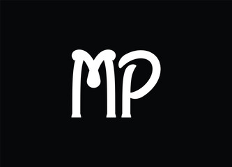 MP letter logo and monogram logo
