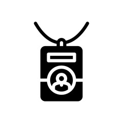 identification glyph icon